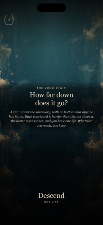 The Long Stair: how far down does it go?